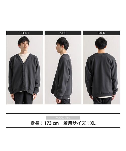 coen（コーエン）の「[洗える]ポリニットVネックカーディガン（カーディガン/ボレロ・メンズ・オフホワイト/ベージュ/コバルトブルー/ダークグレー・LARGE/SMALL/MEDIUM/X-LARGE）」の16枚目の写真