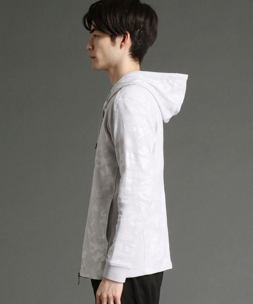 HIDEAWAYS NICOLE（ハイダウェイニコル）の「カモフラエンボスパーカ（パーカー・メンズ・グレー/オフホワイト/ネイビー/ブラック・X-LARGE/MEDIUM/LARGE）」の6枚目の写真