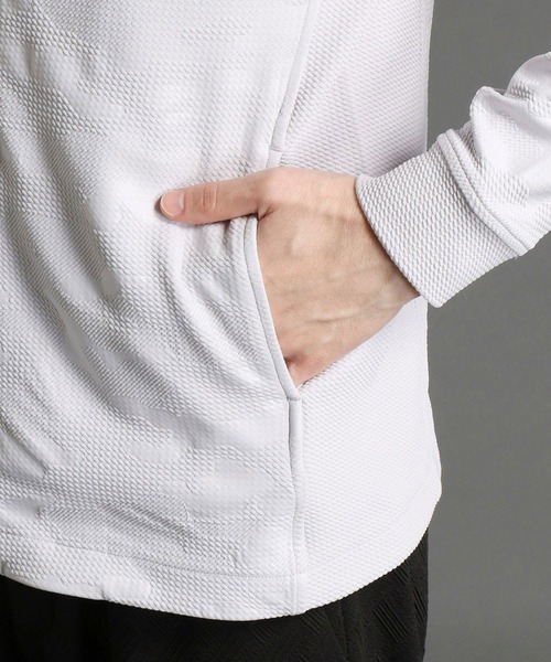 HIDEAWAYS NICOLE（ハイダウェイニコル）の「カモフラエンボスパーカ（パーカー・メンズ・グレー/オフホワイト/ネイビー/ブラック・X-LARGE/MEDIUM/LARGE）」の12枚目の写真