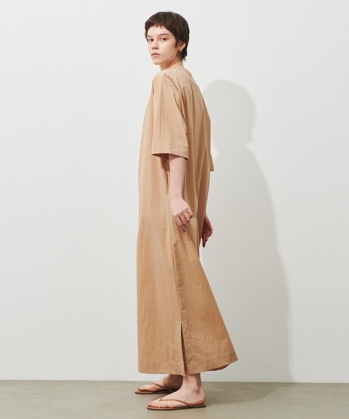 N.O.R.C by the line(ノークバイザライン)の「ナイロンストレッチキーネックワンピース(ワンピース・レディース・ブラック/ブルー/ダークグレー/カーキ/ベージュ・M/S/L)」の11枚目の写真