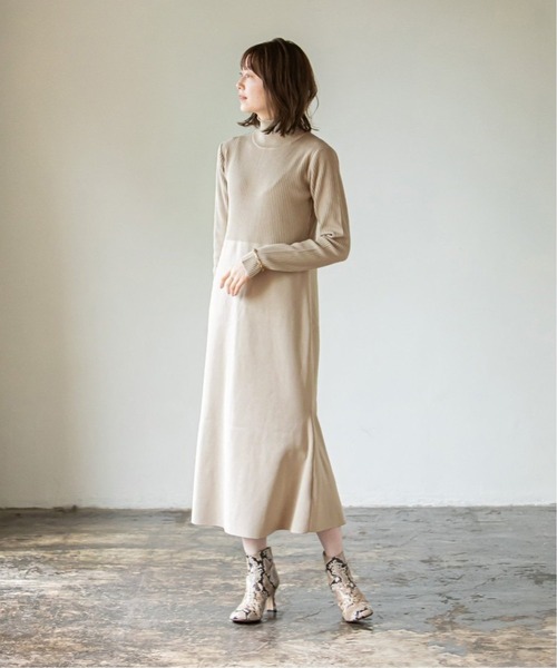 セール】《追加5》カラーブロックニットワンピース◇（ワンピース