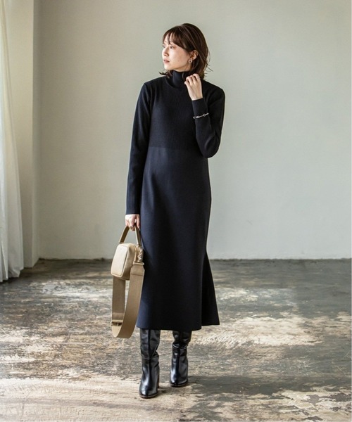 セール】《追加5》カラーブロックニットワンピース◇（ワンピース