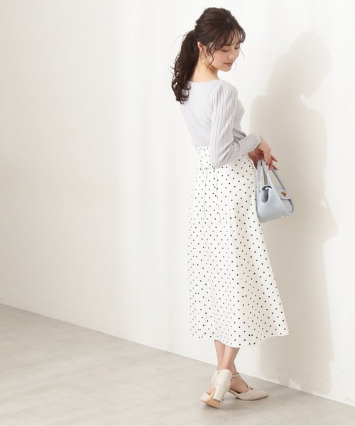 PROPORTION BODY DRESSING（プロポーションボディドレッシング）の「ドットナロースカート / 1212120210（スカート・レディース・ブラック/ホワイト系その他・SMALL/MEDIUM）」の20枚目の写真