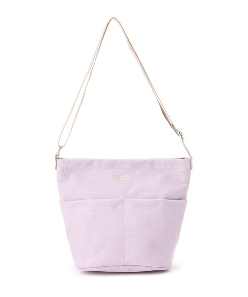 DRESKIP(ドレスキップ)の「◆【Lee別注】フロント2ポケショルダー(ショルダーバッグ・レディース・ブラック/グレー/アイボリー/ライトパープル・00)」の1枚目の写真