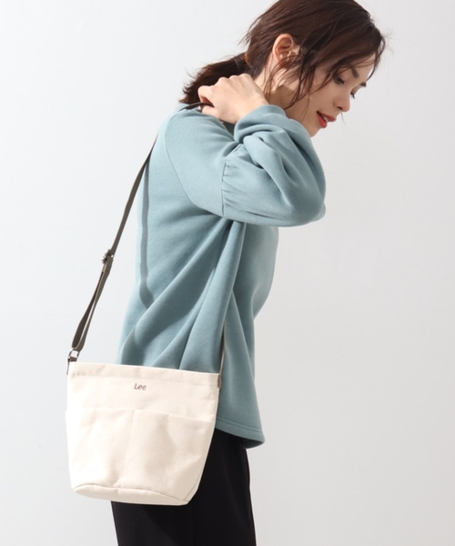 DRESKIP(ドレスキップ)の「◆【Lee別注】フロント2ポケショルダー(ショルダーバッグ・レディース・ブラック/グレー/アイボリー/ライトパープル・00)」の2枚目の写真