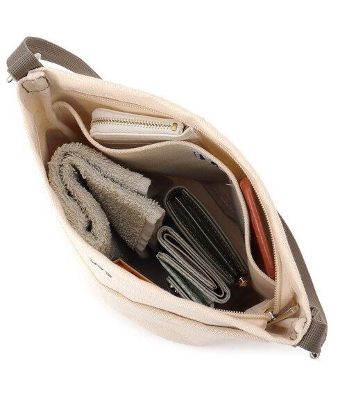 DRESKIP(ドレスキップ)の「◆【Lee別注】フロント2ポケショルダー(ショルダーバッグ・レディース・ブラック/グレー/アイボリー/ライトパープル・00)」の9枚目の写真