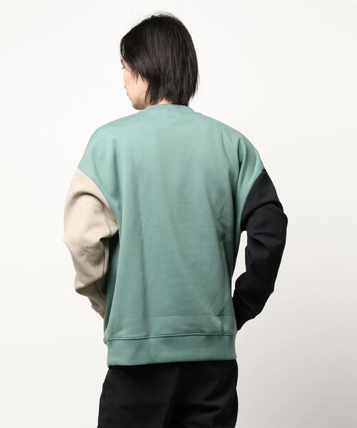 BACK NUMBER（バックナンバー）の「【BACK NUMBER】ビッグシルエットポンチクルースウェット（スウェット・メンズ・ベージュ/ケリー・S/M/L/XL）」の4枚目の写真