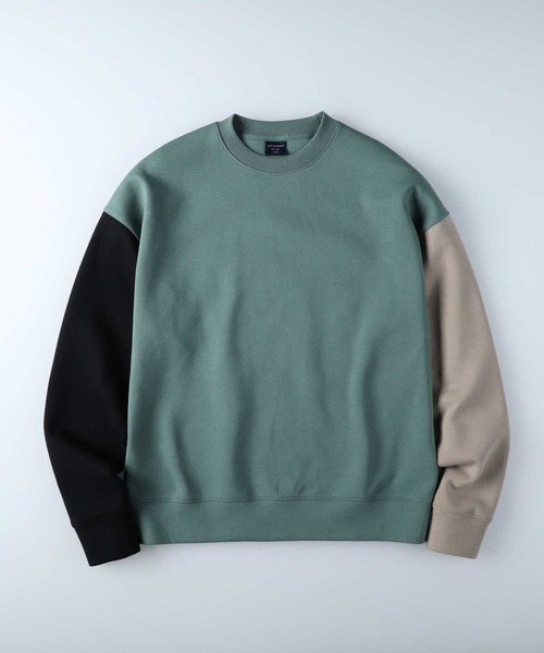 BACK NUMBER（バックナンバー）の「【BACK NUMBER】ビッグシルエットポンチクルースウェット（スウェット・メンズ・ベージュ/ケリー・S/M/L/XL）」の9枚目の写真