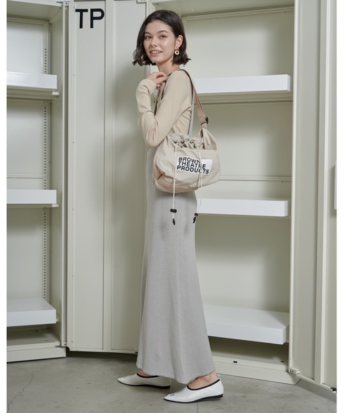 THEATRE PRODUCTS(シアタープロダクツ)の「NYLONショルダーバッグ(ショルダーバッグ・レディース・グリーン/アイボリー/ブラック・FREE)」の17枚目の写真