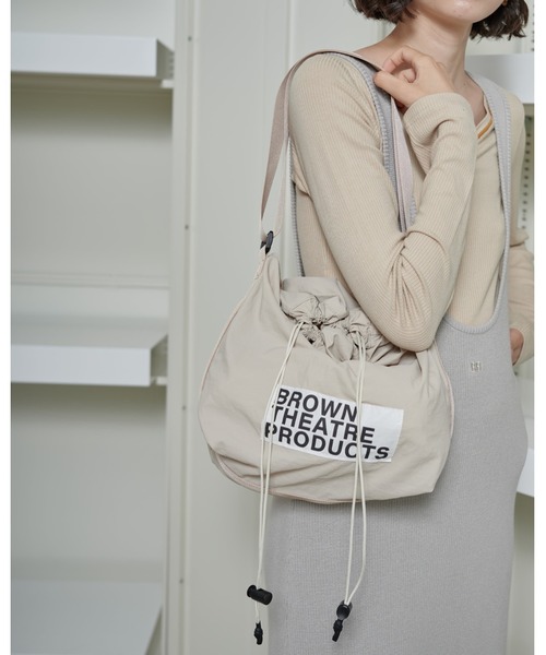 THEATRE PRODUCTS(シアタープロダクツ)の「NYLONショルダーバッグ(ショルダーバッグ・レディース・グリーン/アイボリー/ブラック・FREE)」の14枚目の写真