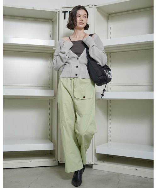 THEATRE PRODUCTS(シアタープロダクツ)の「NYLONショルダーバッグ(ショルダーバッグ・レディース・グリーン/アイボリー/ブラック・FREE)」の8枚目の写真