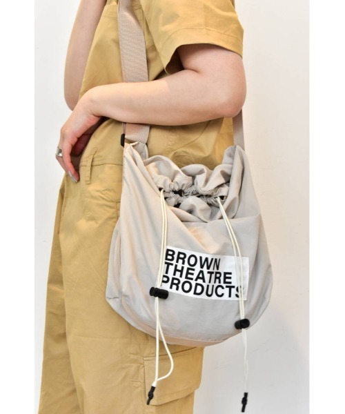 THEATRE PRODUCTS(シアタープロダクツ)の「NYLONショルダーバッグ(ショルダーバッグ・レディース・グリーン/アイボリー/ブラック・FREE)」の5枚目の写真