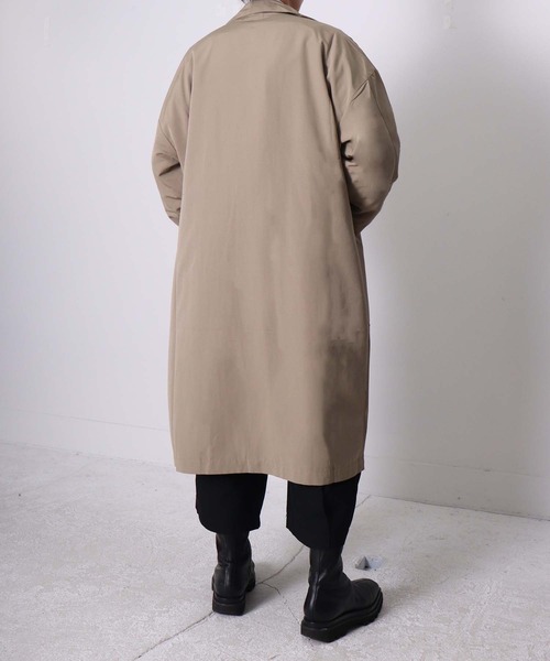 THE MORNING AFTER（ザ モーニング アフター）の「オーバーサイズ ステンカラーコート（ステンカラーコート・メンズ・ベージュ/カーキ/ブラック・FREE）」の8枚目の写真