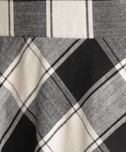 Andemiu（アンデミュウ）の「チェックドッキングワンピース271940（ワンピース・レディース・ブラック/ブラウン・FREE）」の22枚目の写真