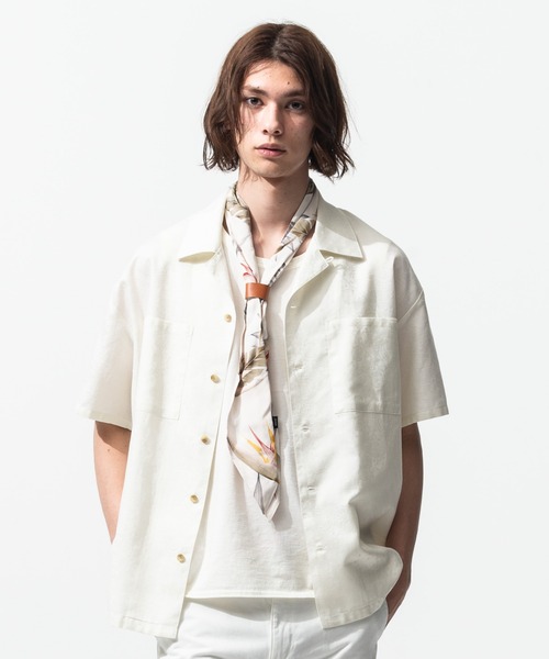 glamb（グラム）の「Shadow Jacquard SH / シャドウジャガードシャツ