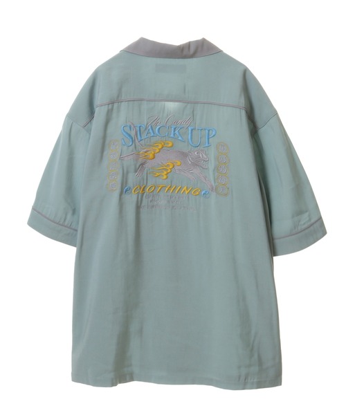 Candy Stripper（キャンディストリッパー）の「STACK UP シャツ（シャツ/ブラウス・レディース・ブラック/ネイビー/ライトブルー・2）」の16枚目の写真