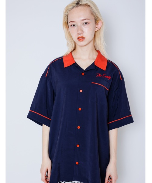 Candy Stripper（キャンディストリッパー）の「STACK UP シャツ（シャツ/ブラウス・レディース・ブラック/ネイビー/ライトブルー・2）」の10枚目の写真