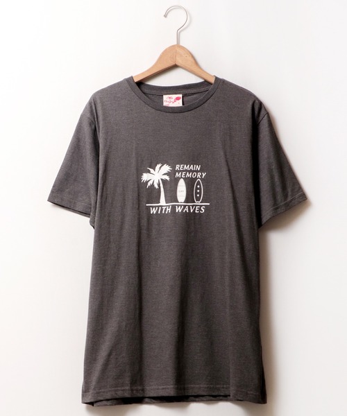 FUNALIVE(ファンアライブ)の「BF2 select リゾートデザインプリントTシャツ(Tシャツ/カットソー・メンズ・チャコール/ネイビー/ターコイズブルー/グレー/ピンク/ブラック/ライトグリーン/サックスブルー/ホワイト系その他/ホワイト・LL/M/L)」の15枚目の写真
