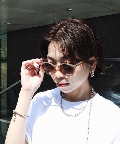 ray ban レイバン ボストン クリア ゴールド Y2K サングラス Ray-Ban（レイバン）の「【Ray-Ban】ボストン クリアカラー