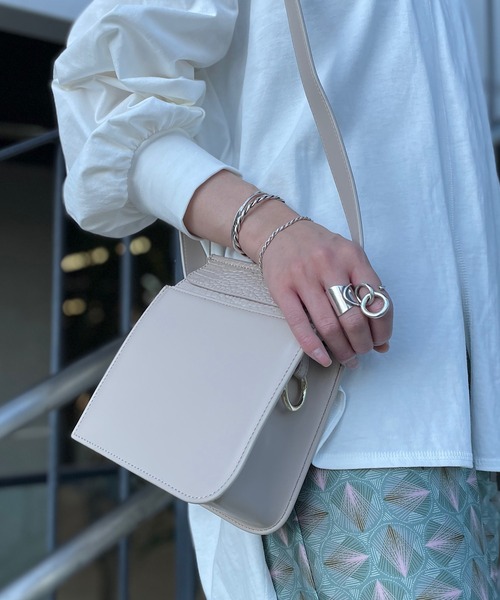 atneK（アトネック）の「【atneK by Scrap Book】BOX-XS（ショルダーバッグ・レディース・グレー/グリーン・FREE）」の20枚目の写真