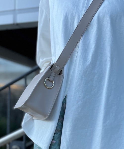 atneK（アトネック）の「【atneK by Scrap Book】BOX-XS（ショルダーバッグ・レディース・グレー/グリーン・FREE）」の19枚目の写真