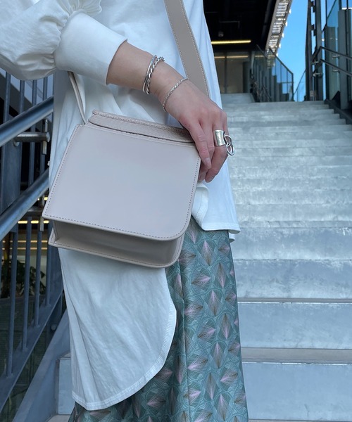 atneK（アトネック）の「【atneK by Scrap Book】BOX-XS（ショルダーバッグ・レディース・グレー/グリーン・FREE）」の17枚目の写真