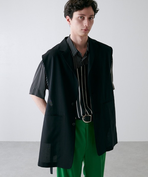 Lui's（ルイス）の「コード付テーラードベスト（ベスト・メンズ・ライトグレー/ブラック・FREE）」の21枚目の写真