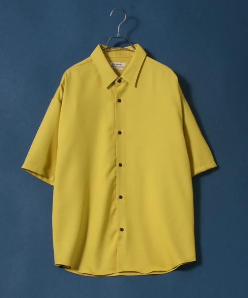 ANPAS(アンパス)の「MADE IN JAPAN Reflax(R) Oversize Shirt/日本製 リフラクス オーバーサイズ シャツ(シャツ/ブラウス・メンズ・ホワイト/ブラック/パープル/グレー/イエロー/ブルー/セージグリーン・M/L)」の7枚目の写真