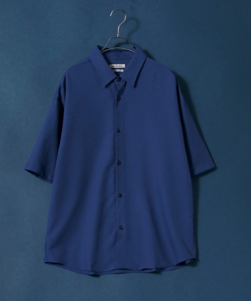 ANPAS(アンパス)の「MADE IN JAPAN Reflax(R) Oversize Shirt/日本製 リフラクス オーバーサイズ シャツ(シャツ/ブラウス・メンズ・ホワイト/ブラック/パープル/グレー/イエロー/ブルー/セージグリーン・M/L)」の5枚目の写真