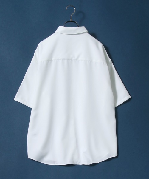 ANPAS(アンパス)の「MADE IN JAPAN Reflax(R) Oversize Shirt/日本製 リフラクス オーバーサイズ シャツ(シャツ/ブラウス・メンズ・ホワイト/ブラック/パープル/グレー/イエロー/ブルー/セージグリーン・M/L)」の8枚目の写真