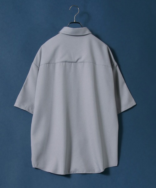 ANPAS(アンパス)の「MADE IN JAPAN Reflax(R) Oversize Shirt/日本製 リフラクス オーバーサイズ シャツ(シャツ/ブラウス・メンズ・ホワイト/ブラック/パープル/グレー/イエロー/ブルー/セージグリーン・M/L)」の10枚目の写真