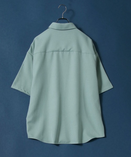 ANPAS(アンパス)の「MADE IN JAPAN Reflax(R) Oversize Shirt/日本製 リフラクス オーバーサイズ シャツ(シャツ/ブラウス・メンズ・ホワイト/ブラック/パープル/グレー/イエロー/ブルー/セージグリーン・M/L)」の11枚目の写真