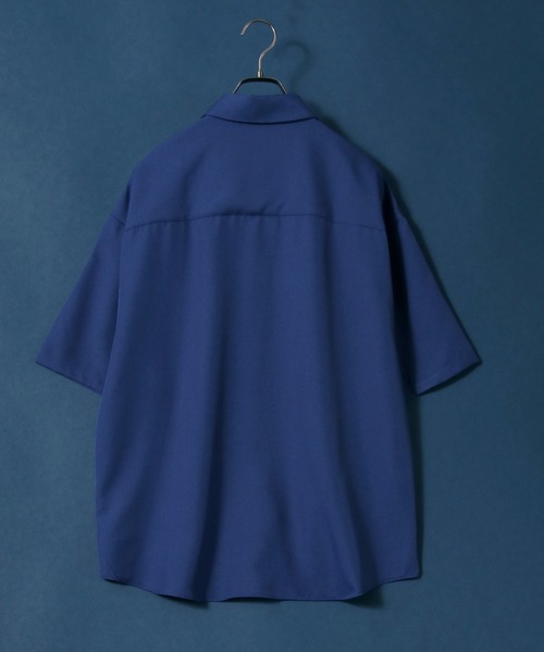 ANPAS(アンパス)の「MADE IN JAPAN Reflax(R) Oversize Shirt/日本製 リフラクス オーバーサイズ シャツ(シャツ/ブラウス・メンズ・ホワイト/ブラック/パープル/グレー/イエロー/ブルー/セージグリーン・M/L)」の12枚目の写真