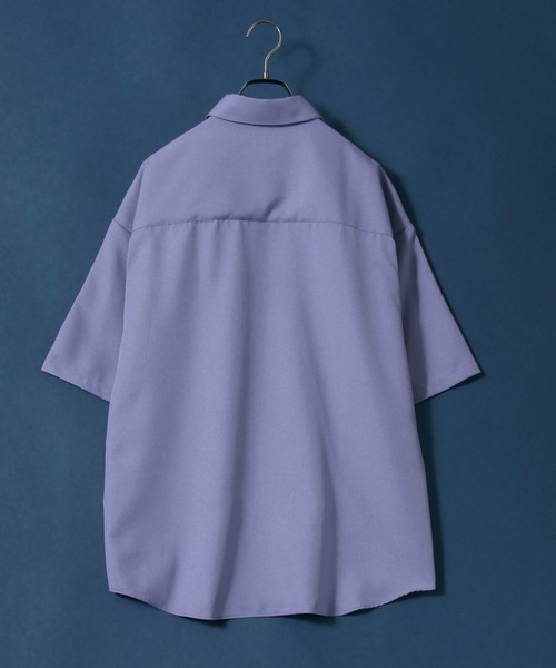 ANPAS(アンパス)の「MADE IN JAPAN Reflax(R) Oversize Shirt/日本製 リフラクス オーバーサイズ シャツ(シャツ/ブラウス・メンズ・ホワイト/ブラック/パープル/グレー/イエロー/ブルー/セージグリーン・M/L)」の13枚目の写真