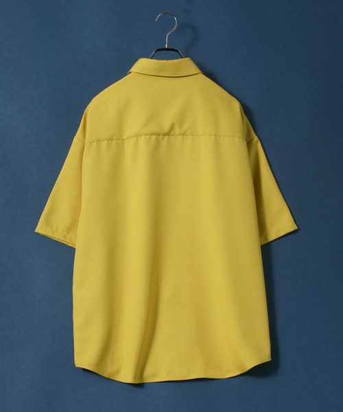 ANPAS(アンパス)の「MADE IN JAPAN Reflax(R) Oversize Shirt/日本製 リフラクス オーバーサイズ シャツ(シャツ/ブラウス・メンズ・ホワイト/ブラック/パープル/グレー/イエロー/ブルー/セージグリーン・M/L)」の14枚目の写真