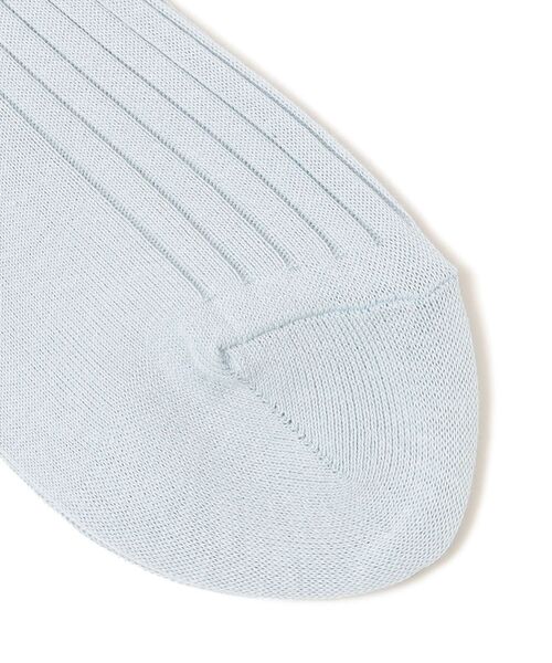 SHIPS any（シップス エニィ）の「SHIPS any: ニュアンス カラー リブ ソックス（ソックス/靴下・レディース・ライトブルー/ブラック/ライトホワイト/ベージュ・ONE SIZE）」の7枚目の写真