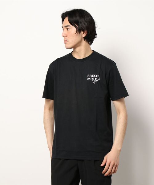 STYLEBLOCK(スタイルブロック)の「半袖イラストプリントTシャツ(Tシャツ/カットソー・メンズ・ホワイト/ブルー系その他/ホワイト系その他3/ホワイト系その他/パープル系その他2/パープル/サックスブルー/ベージュ/ホワイト系その他2/ブルー系その他2/パープル系その他/ホワイト系その他4/ブラック/ネイビー/ブラック系その他・L/LL/M)」の8枚目の写真