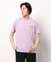 半袖イラストプリントTシャツ