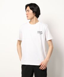 半袖イラストプリントTシャツ