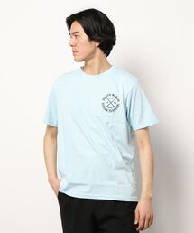 半袖イラストプリントTシャツ