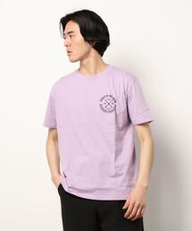 半袖イラストプリントTシャツ