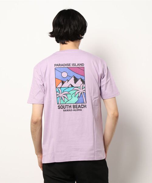 PLAN C イラストプリント Tシャツ 半袖 PLAN C イラストプリント Tシャツ 半袖
