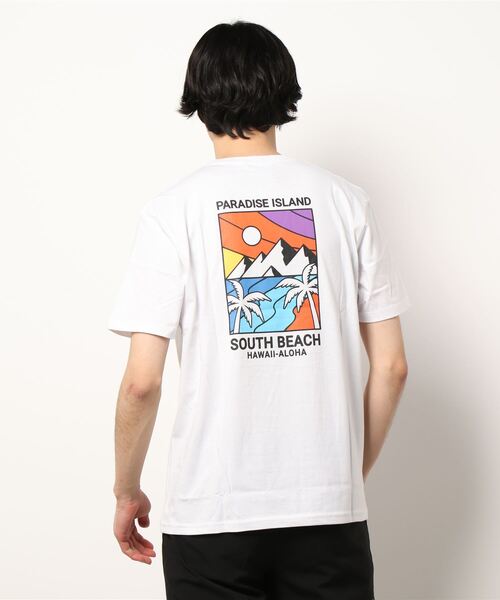 PICONE イラストプリント 半袖Tシャツ L