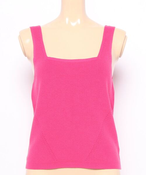 BENETTON (UNITED COLORS OF BENETTON)(ベネトンユナイテッドカラーズオブベネトン)の「タンクトップ(タンクトップ・レディース・ピンク/オフホワイト/グリーン・X-SMALL/MEDIUM/LARGE/SMALL)」の16枚目の写真