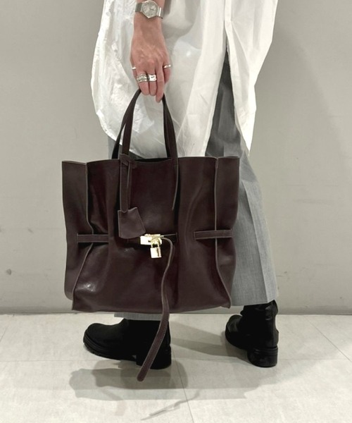 【Scrap Book】Long belt tote /ロングベルトトート