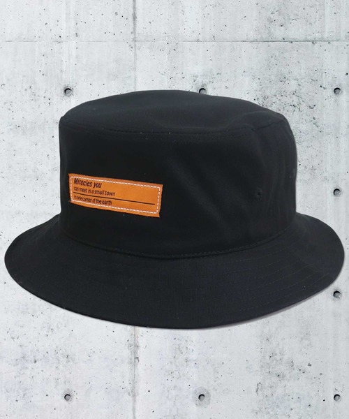THE CASUAL(カジュアル)の「ワッペンバケットハット キッズ(ハット・キッズ・ブラック/ブラック系/ブラック系1/ブラック系2/チャコール/グレー系/ベージュ/ベージュ系・52cm/54cm/56cm)」の5枚目の写真