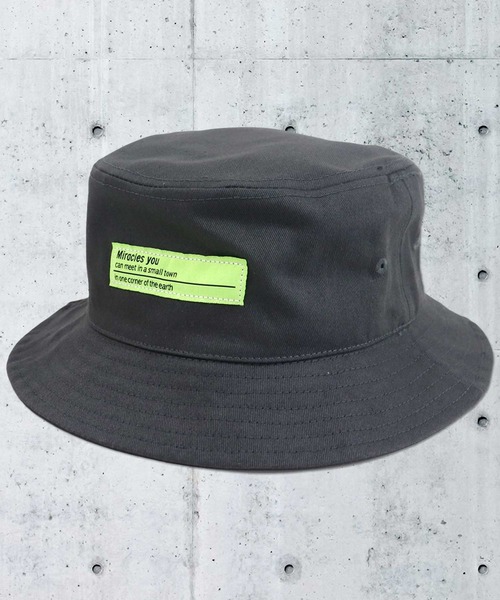THE CASUAL(カジュアル)の「ワッペンバケットハット キッズ(ハット・キッズ・ブラック/ブラック系/ブラック系1/ブラック系2/チャコール/グレー系/ベージュ/ベージュ系・52cm/54cm/56cm)」の6枚目の写真