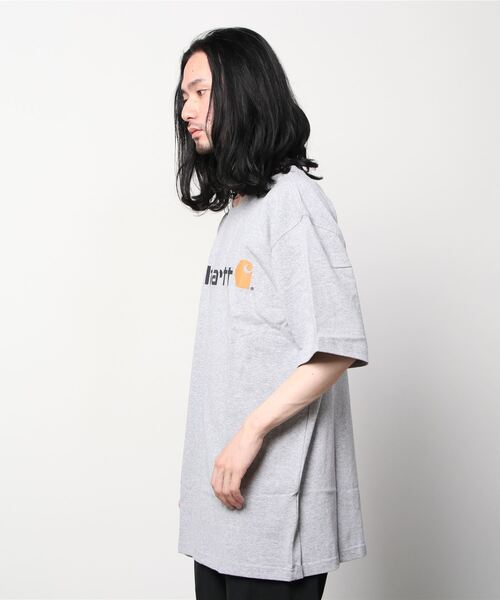 Carhartt(カーハート)の「【carhartt】カーハート PRINT LOGO ルーズフィット 半袖 Tシャツ K195(Tシャツ/カットソー・メンズ・チャコールグレー/グレー/ダークブルー/ブラック・M/L/XL/S)」の19枚目の写真