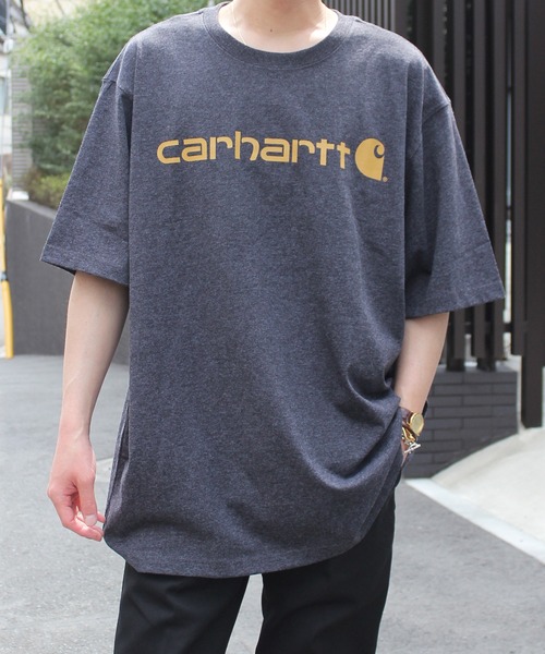 Carhartt(カーハート)の「【carhartt】カーハート PRINT LOGO ルーズフィット 半袖 Tシャツ K195(Tシャツ/カットソー・メンズ・チャコールグレー/グレー/ダークブルー/ブラック・M/L/XL/S)」の3枚目の写真