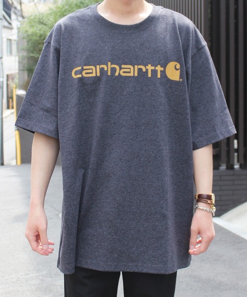 Carhartt(カーハート)の「【carhartt】カーハート PRINT LOGO ルーズフィット 半袖 Tシャツ K195(Tシャツ/カットソー・メンズ・チャコールグレー/グレー/ダークブルー/ブラック・M/L/XL/S)」の11枚目の写真